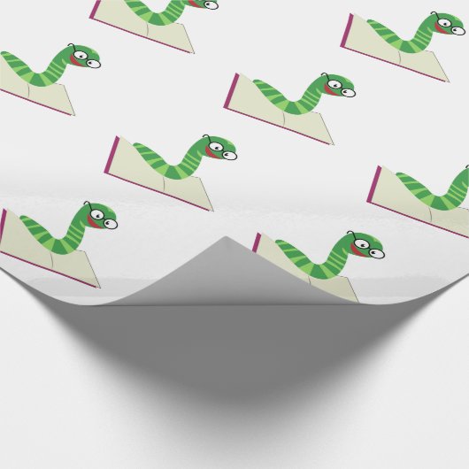 Boekworm Cadeaupapier (Hoek)
