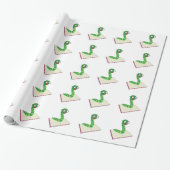Boekworm Cadeaupapier (Uitgerold)