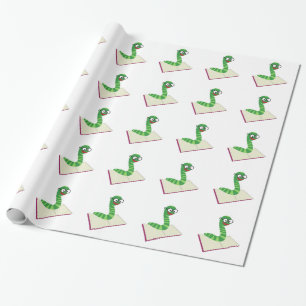 Boekworm Cadeaupapier