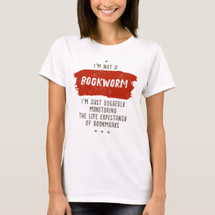 Boekworm definitie grappig t-shirt