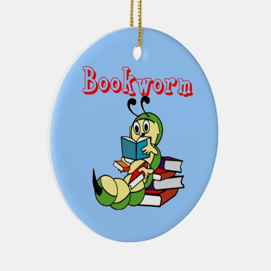 boekworm keramisch ornament (Rechts)