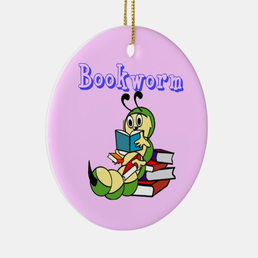 boekworm keramisch ornament (Rechts)