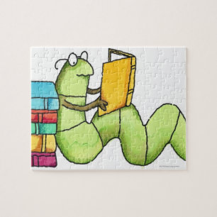 boekworm legpuzzel