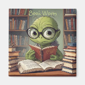 boekworm magneet (Voorkant)