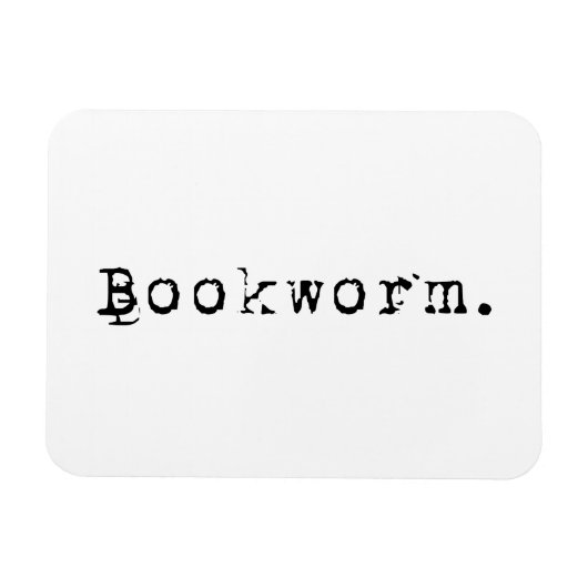 boekworm magneet (Horizontaal)