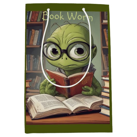 Boekworm Medium Cadeauzakje (Voorkant)