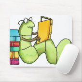 boekworm muismat (Met muis)