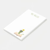 Boekworm na de uitgave post-it® notes (Schuin)