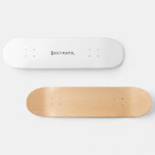 boekworm persoonlijk skateboard (Horizontaal)