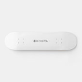 boekworm persoonlijk skateboard (Horizontaal)