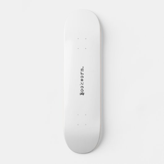 boekworm persoonlijk skateboard (Voorkant)