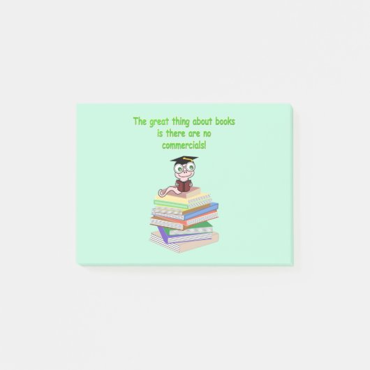 Boekworm Post-it® Notes (Voorkant)