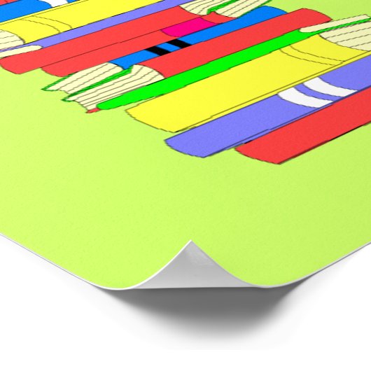 boekworm poster (Hoek)