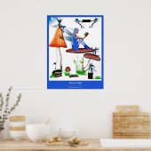 boekworm poster (Keuken)