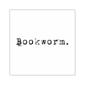 boekworm rubberstempel (Afrduk)
