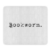 boekworm snijplank (Voorkant)