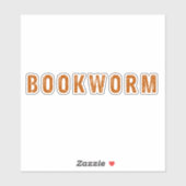 boekworm sticker (Vel)