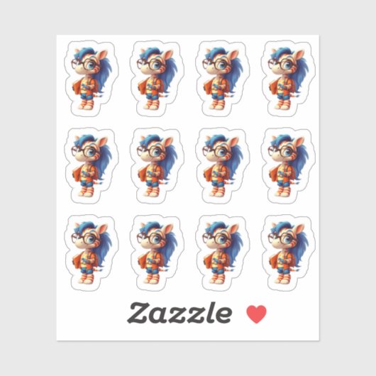 boekworm sticker (Vel)