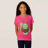 boekworm t-shirt (Voorkant volledig)