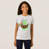 boekworm t-shirt (Voorkant volledig)