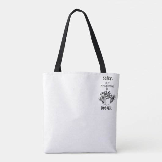 boekworm tote bag (Achterkant)