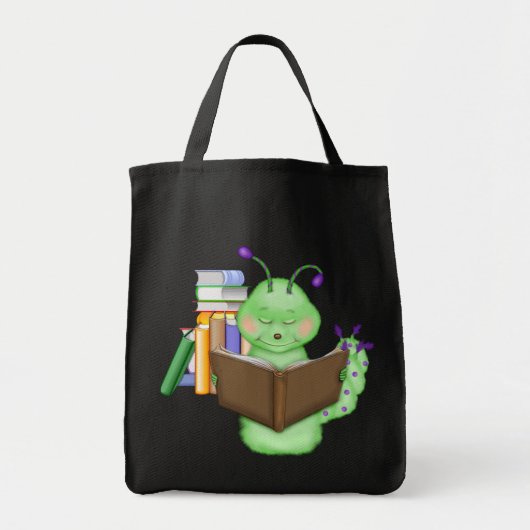 boekworm tote bag (Voorkant)