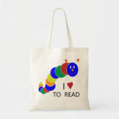 boekworm tote bag (Voorkant)