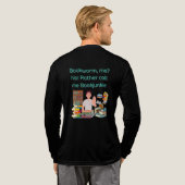 boekworm Tri-Blend shirt (Achterkant)