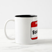 boekworm tweekleurige koffiemok (Links)