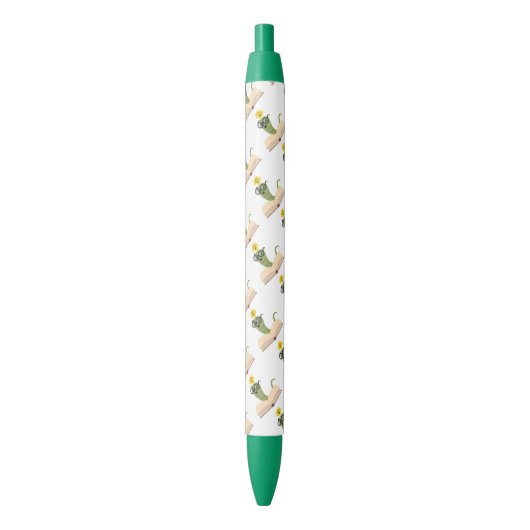 Boekworm Zwarte Inktpen Inkt Pen (Voorkant Verticaal)