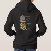 Boekwormen Tegel Hoodie (Achterkant)