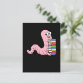 Boekwormleesboeken Gift Kinder Bookworm Briefkaart (Staand voorkant)