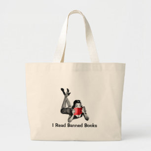 Boekzak I Read Banned Boeken Grote Tote Bag