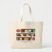 Boekzakken V2 - Gepersonaliseerd Grote Tote Bag (Voorkant)