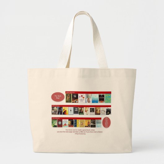 Boekzakken V2 - Gepersonaliseerd Grote Tote Bag (Voorkant)
