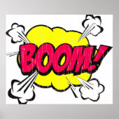 Boem Comic Word Poster (Voorkant)