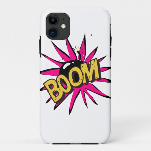 BOEM! Explosie Case-Mate iPhone Case (Achterkant)
