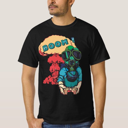 Boem! Gamer Apocalypse-T-shirt T-shirt (Voorkant)