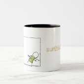 BOEM! Hartslag. Tweekleurige Koffiemok (Center)