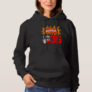 Boem Ik Ben 36 Bowling Verjaardagsfeestje Bowler B Hoodie