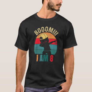 Boem ik ben 8 jaar oud als Dabbing Boys Kinder 8e T-shirt