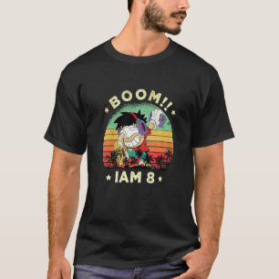 Boem ik ben 8 Kinder Dabbing Birthday 8 jaar oud 8 T-shirt