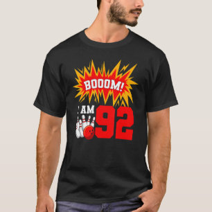 Boem Ik Ben 92 Bowling Verjaardagsfeestje Bowler B T-shirt