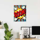 BOEM! Pop Art Explosion Poster (Thuiskantoor)