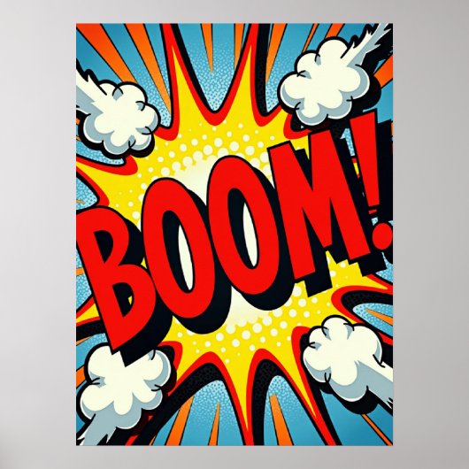 BOEM! Pop Art Explosion Poster (Voorkant)