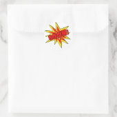 Boem! SFX-Cartoon Ronde Sticker (Tas)