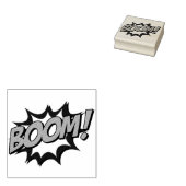 BOEM! STRIPBOEK Pop Art Rubber Stamp Rubberstempel (Gestempeld)