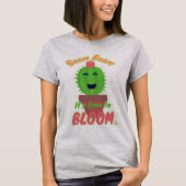 Boem Tijd Om Schattigee Cactus Cartoon Bloeien T-shirt (Voorkant)
