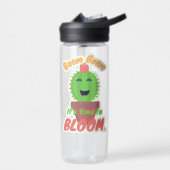 Boem Tijd Om Schattigee Cactus Cartoon Joy Bloei Waterfles (Links)