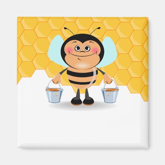 Boememmers voor Cartoons van honing Magneet (Voorkant)